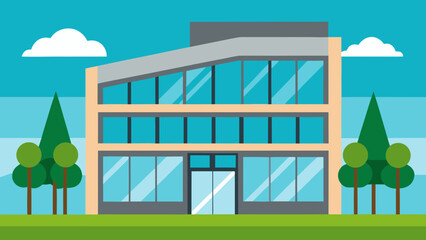 window with green leaves