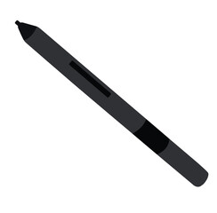 Cute cartoon hand drawn vector light pen clipart.