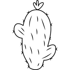 Cactus Outline