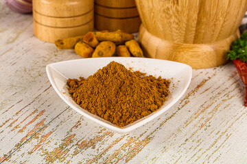Indian cuisine - curry powder for culinary