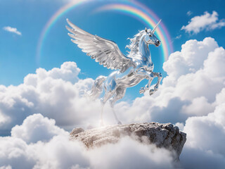 Obraz premium 天堂独角兽