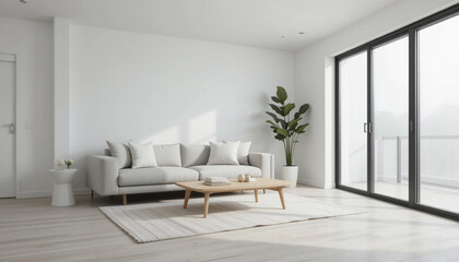 Modern Minimalist Living Room Interior Design