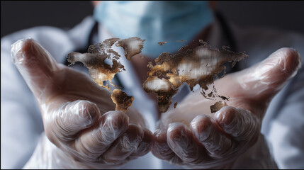 Health of the world in the hands of a medic