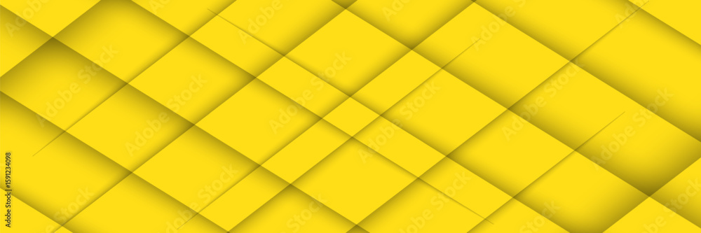 Poster Modern abstract yellow background with diagonal line. Simple graphic design element. Futuristic concept. Horizontal banner template with space for your text. Vector