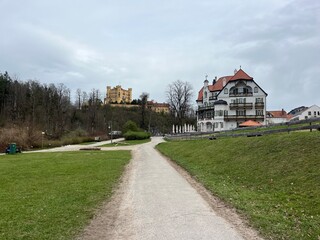 Schloss Hohenschwangau in Hohenschwangau, Bavaria, Germany	