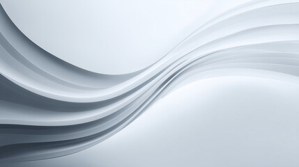 Soft white gradient with tubular flow for suitable for corporate background presentation