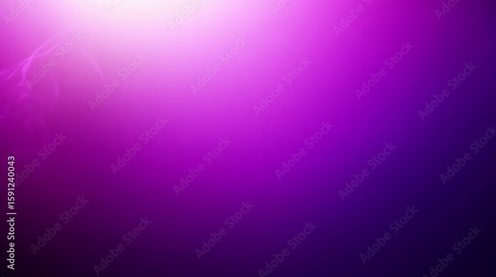 Poster abstract purple gradient background with soft white light effect design