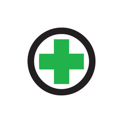 Fototapeta premium first aid kit icon vector illustration