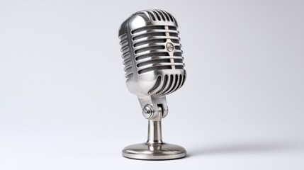 Fototapeta premium Vintage microphone on a stand (1)