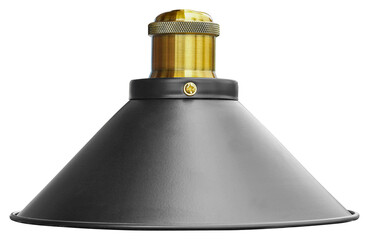Mock up black vintage ceiling lamp