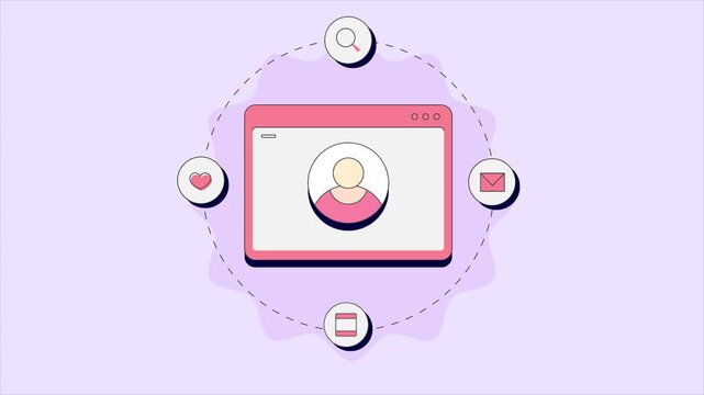 Online customer appears on website through multiple digital sales channel search, social media and email marketing.