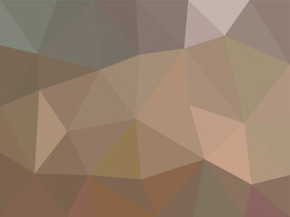 Warm Toned Polygon Abstract Background