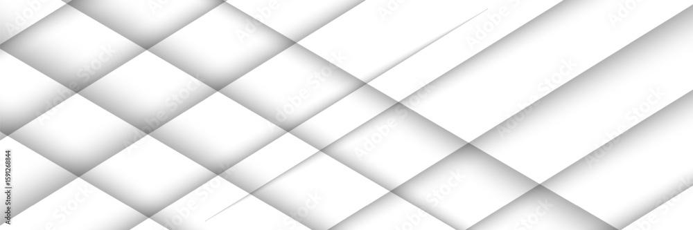 Poster grey white abstract background paper shine and layer element vector for presentation design. suit fo