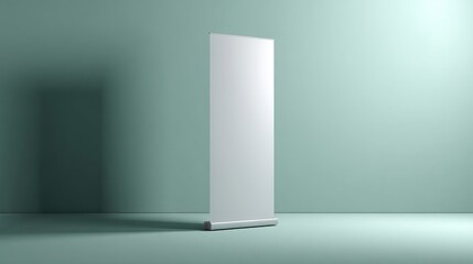 Blank retractable banner display