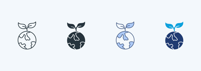 Ecology Multiple Style Icon Collection