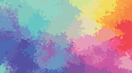 Colorful abstract geometric pattern background
