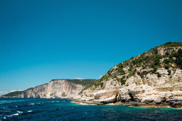 Scenic Coastal Cliffs and Blue Sea