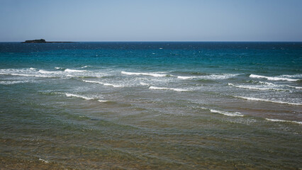 Serene Beach with Gentle Waves