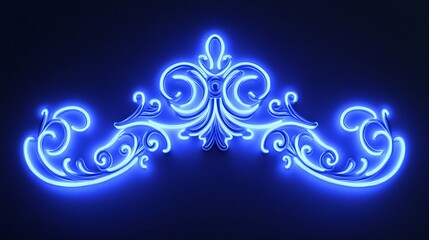 Neon ornate decorative design