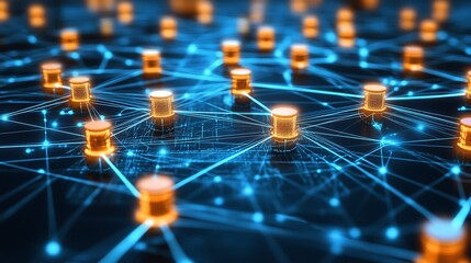 Abstract network of interconnected data containers