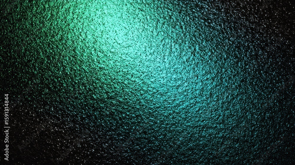 Poster dark teal textured surface with light reflection, shining abstractly. use it as a stylish background