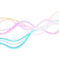 Naklejka premium abstract colorful wave background
