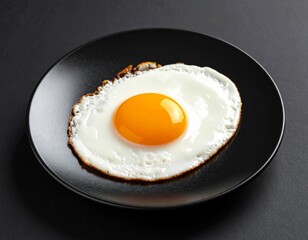 fried egg on a plate