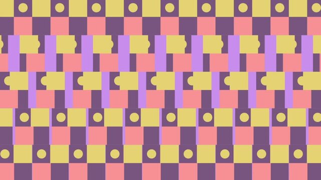 4K Animated Random Pattern Background