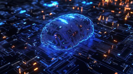 Brain on circuit board