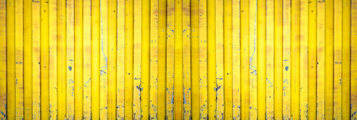Yellow shipping container background texture