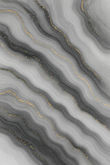 Elegant White Marble Texture with Gold Veins