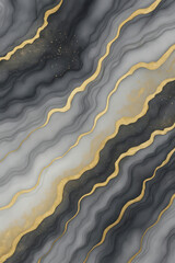 Elegant White Marble Texture with Gold Veins