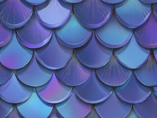 Captivating Blue Shimmer Mermaid Scales Create a Mesmerizing Texture