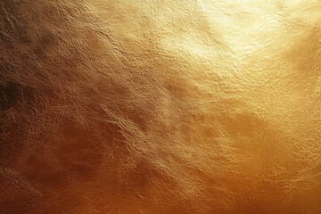 Naklejka premium Golden Shiny Faux Leather Texture CloseUp, Metallic Appearance, Detailed Surface