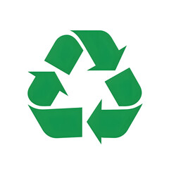 Recycling symbol graphic on black background.  Possible use Environmental awareness