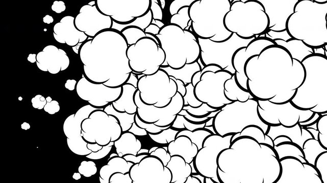 アニメ風の煙がワイプするトランジション,ベクター,漫画,雲,風,吹き出し,CG,2D,アルファチャンネル,Animated smoke wiping transition,Vector,Cartoon,Clouds,Wind,Blowing,CG,2D,Alpha Channel