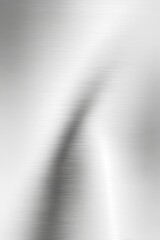 Abstract Silver Metallic Texture with Horizontal Lines and Curved Shadow