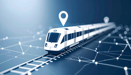 High Speed Train on Digital Map Network