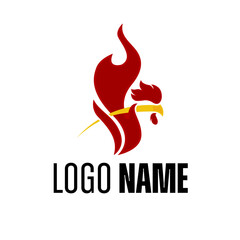 fire logo vector illustration