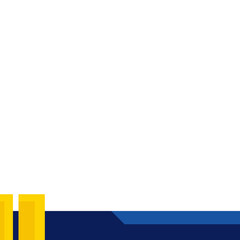 Obraz premium Modern Business Footer