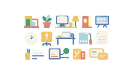 set of icons for web design