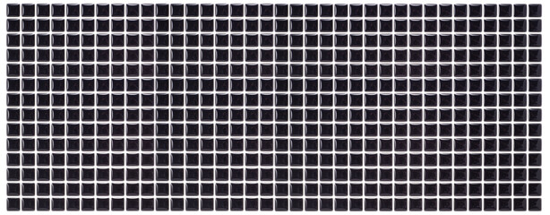 黒いモザイクタイルの背景テクスチャー