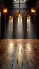 Industrial space with light