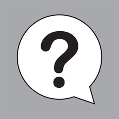 Question mark icon, Question mark sign and symbol vector design. eps 10