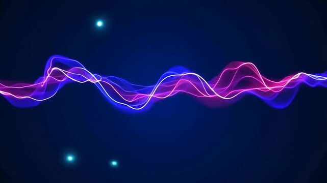 abstract blue wave background