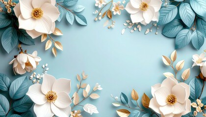 Floral arrangement showcase studio setting digital art aesthetic background close-up view beauty and creativity