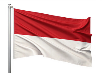 waving flag of indonesia