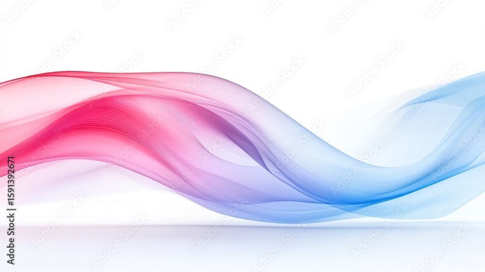 Poster elegant abstract flowing wave background with vibrant colors and smooth transitions