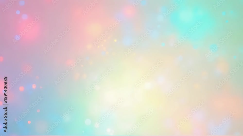 Poster colorful abstract bokeh lights creating a dreamy ethereal background