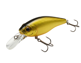 Realistic crankbait fishing lure mimicking a sunfish